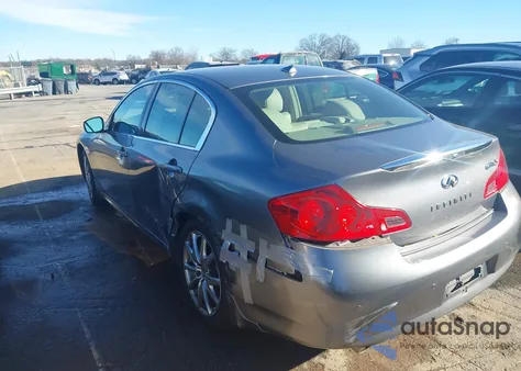2013 Infiniti G37X from USA, damaged, VIN JN1CV6AR3DM754008